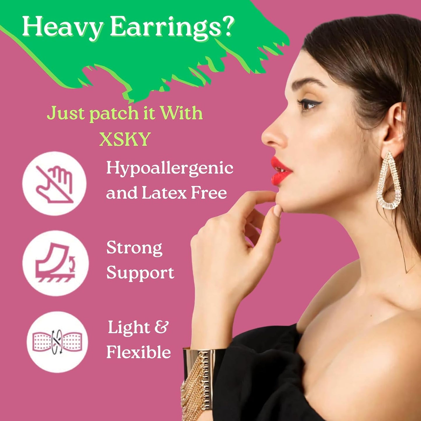 Earlobe Support Mega Pack ( 100 Pcs )