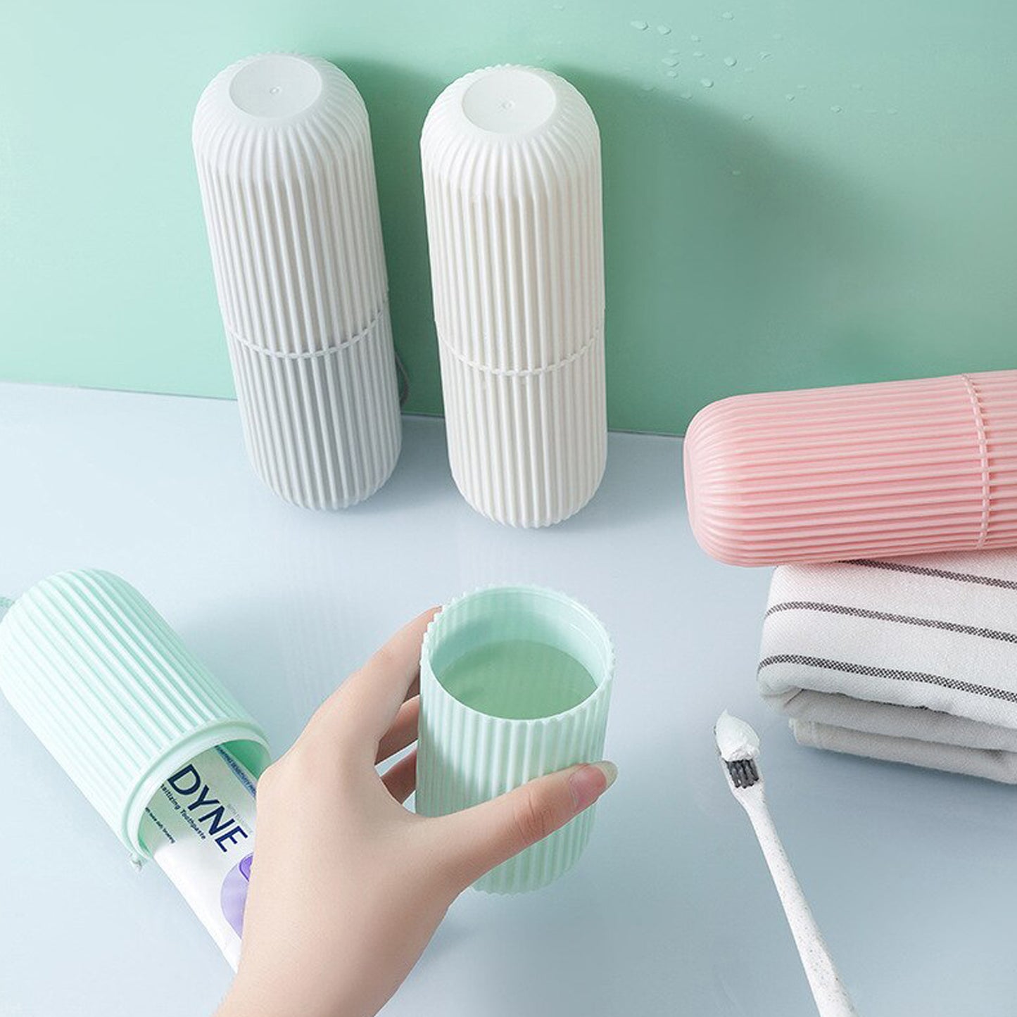 Capsule-Shaped Multipurpose Travel Storage Bottle – Your Ultimate Portable Organizer
