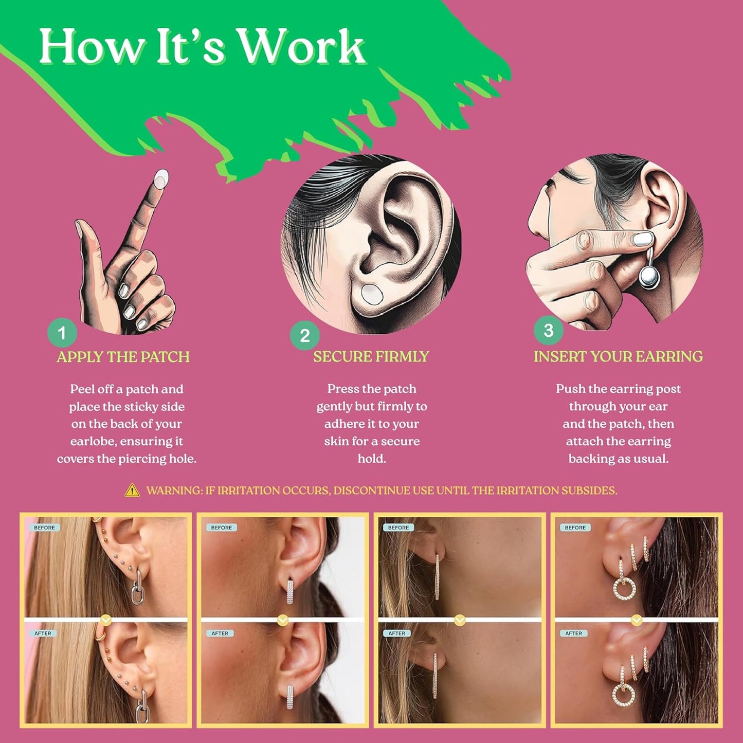 Earlobe Support Mega Pack ( 100 Pcs )