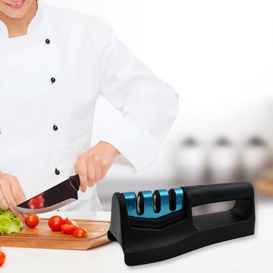 9in1 Knife Sharpener with Vegetable Chopper & Fish Scale Remover – Multi Functional Kitchen Tool for Chefs & Home Cooks