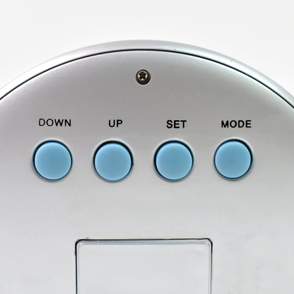 Traditional Analogue Desktop Alarm Clock – Easy-to-Read, Snooze Feature, Compact Design