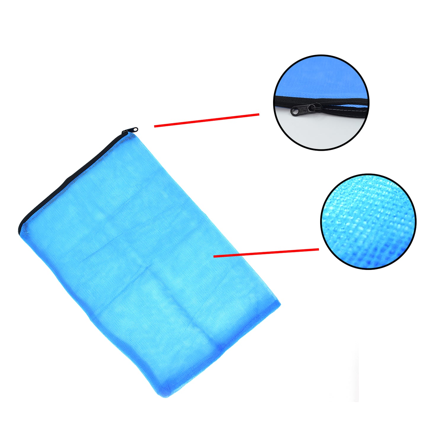 Food Covers Fridge Storage Bag – Zipper Closure, Nylon Mesh for Fruits & Vegetables
