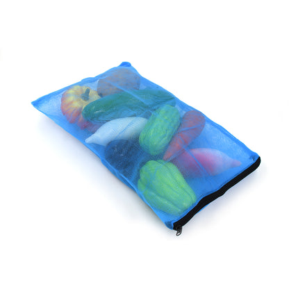 Food Covers Fridge Storage Bag – Zipper Closure, Nylon Mesh for Fruits & Vegetables