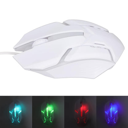 USB Wired Gaming Mouse – Ergonomic Design, Colorful Lighting, 1200 DPI | High-Performance Optical Mouse